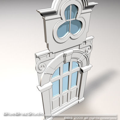 Old style Portal 3D model_2