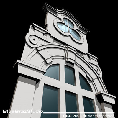 Old style Portal 3D model_1