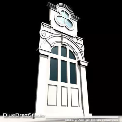 Old style Portal 3D model_0