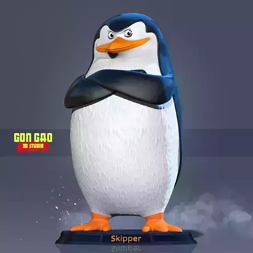 Skipper - Madagascar 3D print model