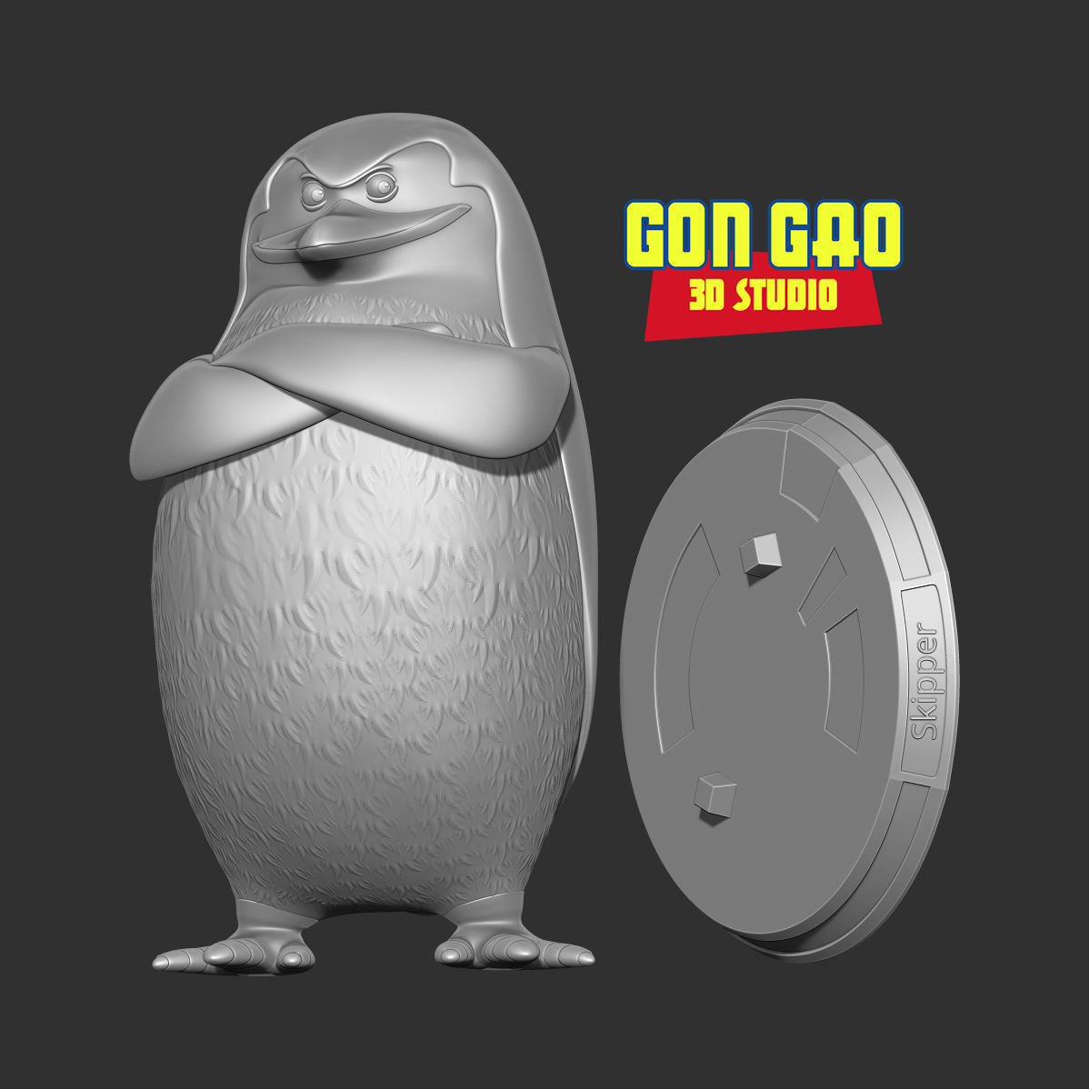 Skipper - Madagascar 3D print model_2