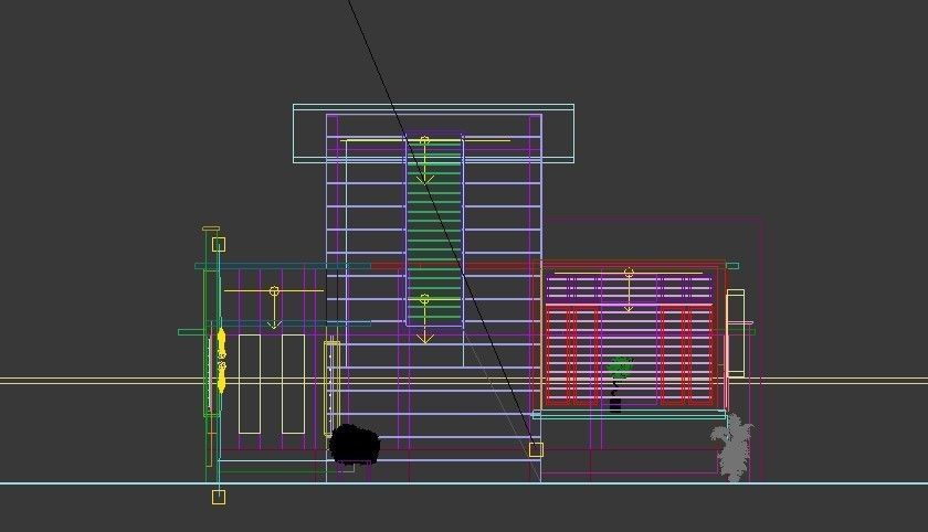 HOME 1 house in india 3D model_2
