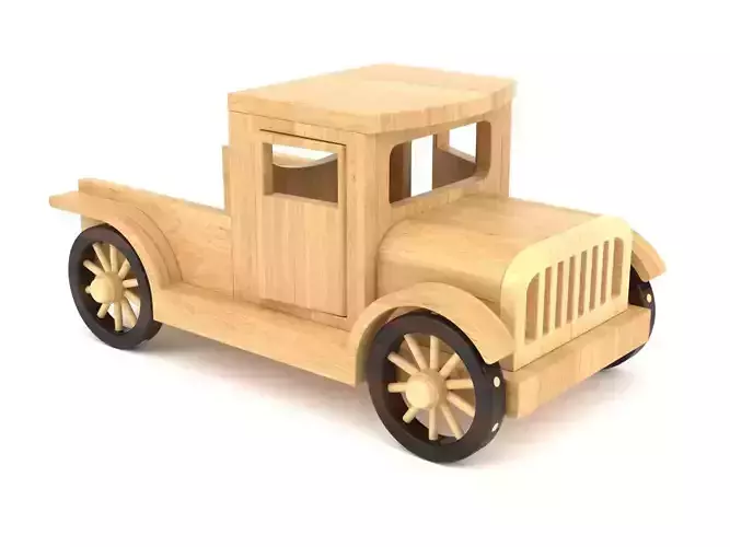 Wooden toy car 18