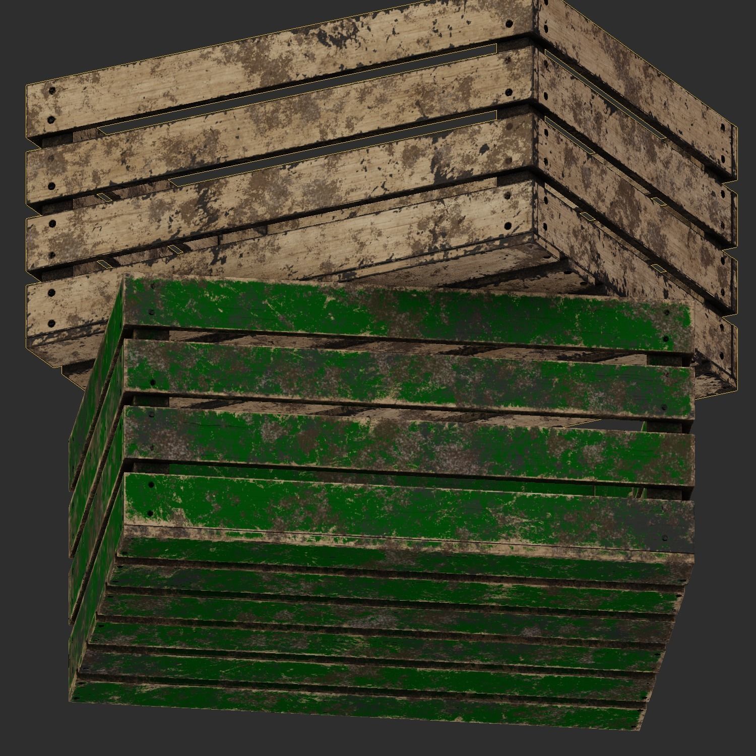 Box for potatoes 3D model_21