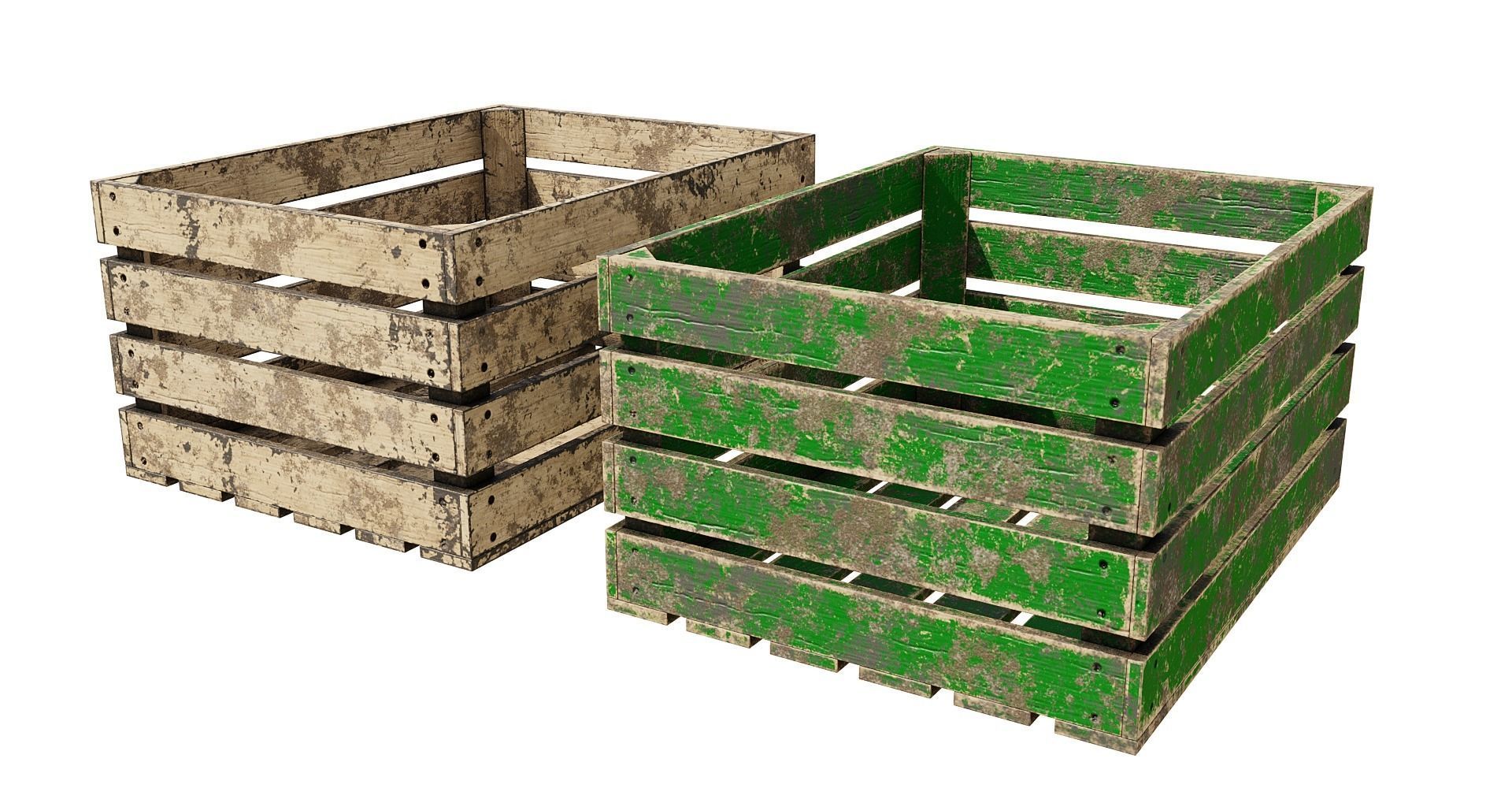 Box for potatoes 3D model_2