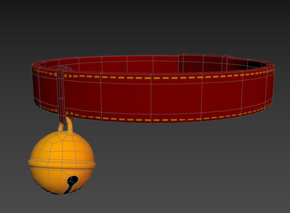 Cat Collar 3D model_20
