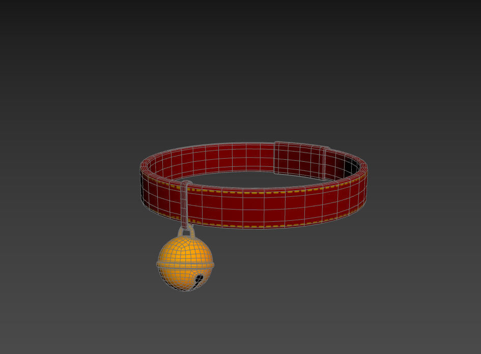 Cat Collar 3D model_16