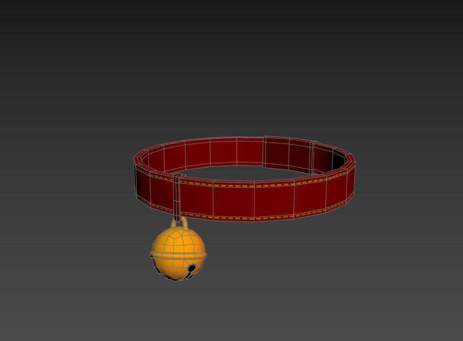 Cat Collar 3D model_15