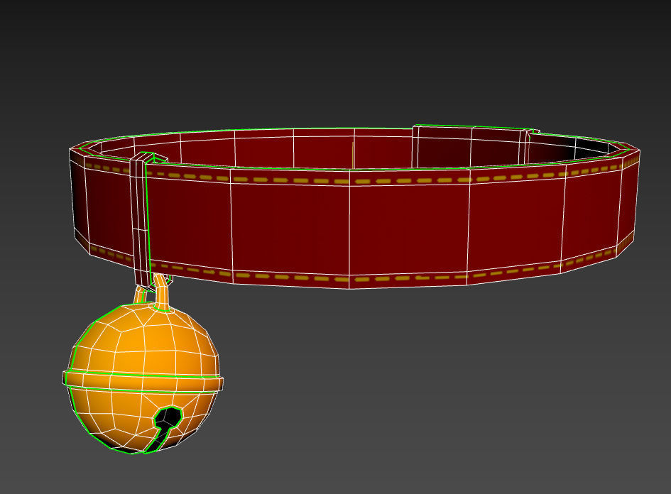 Cat Collar 3D model_21