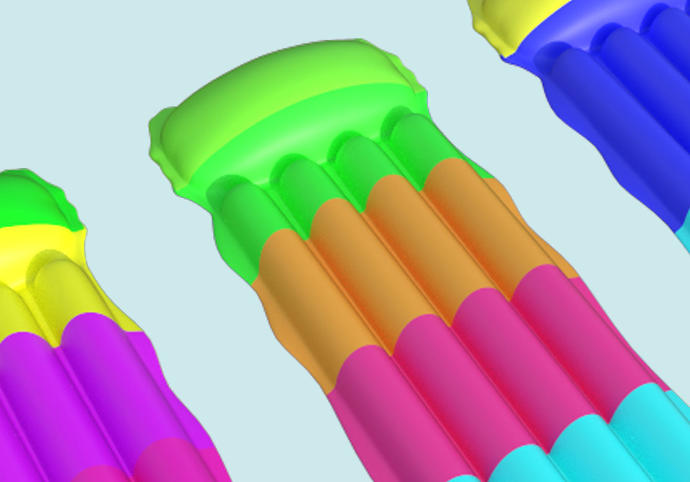 Pool float Low-poly 3D model_6