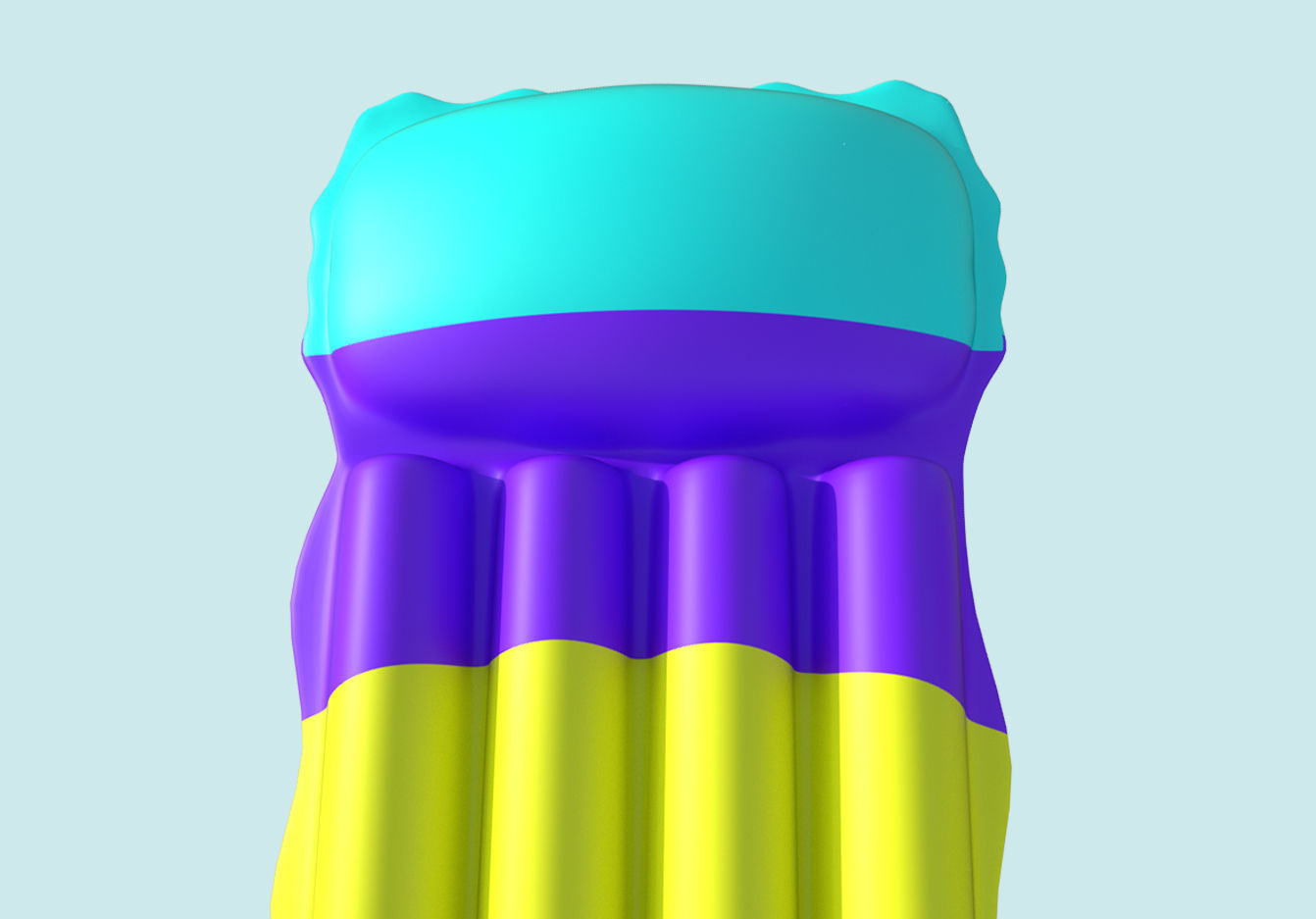 Pool float Low-poly 3D model_9