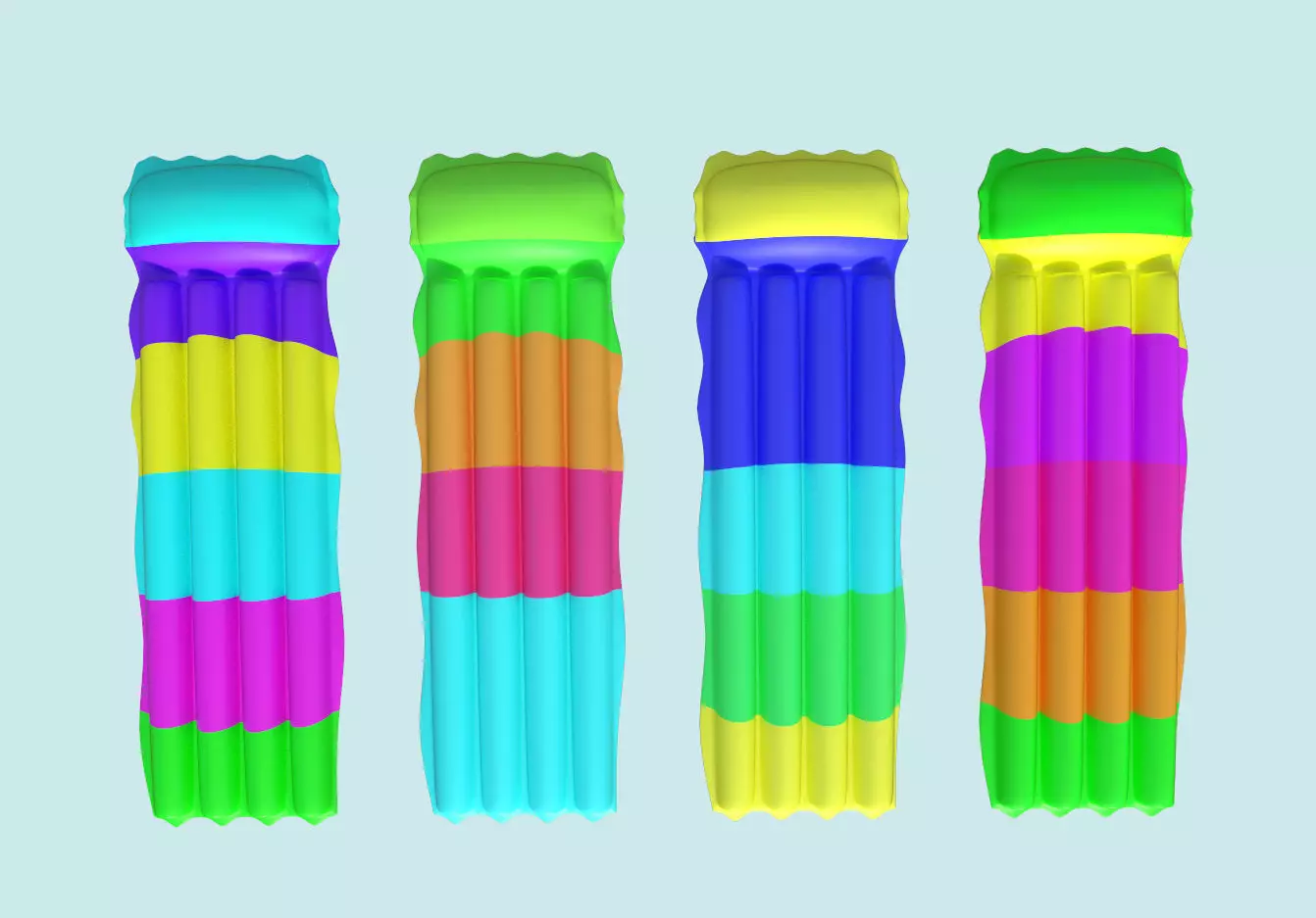 Pool float Low-poly 3D model_0