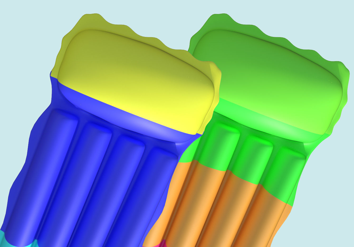 Pool float Low-poly 3D model_2