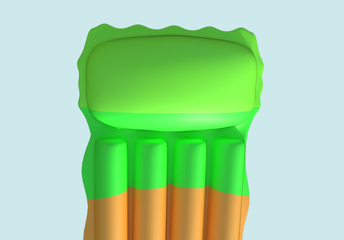 Pool float Low-poly 3D model_8