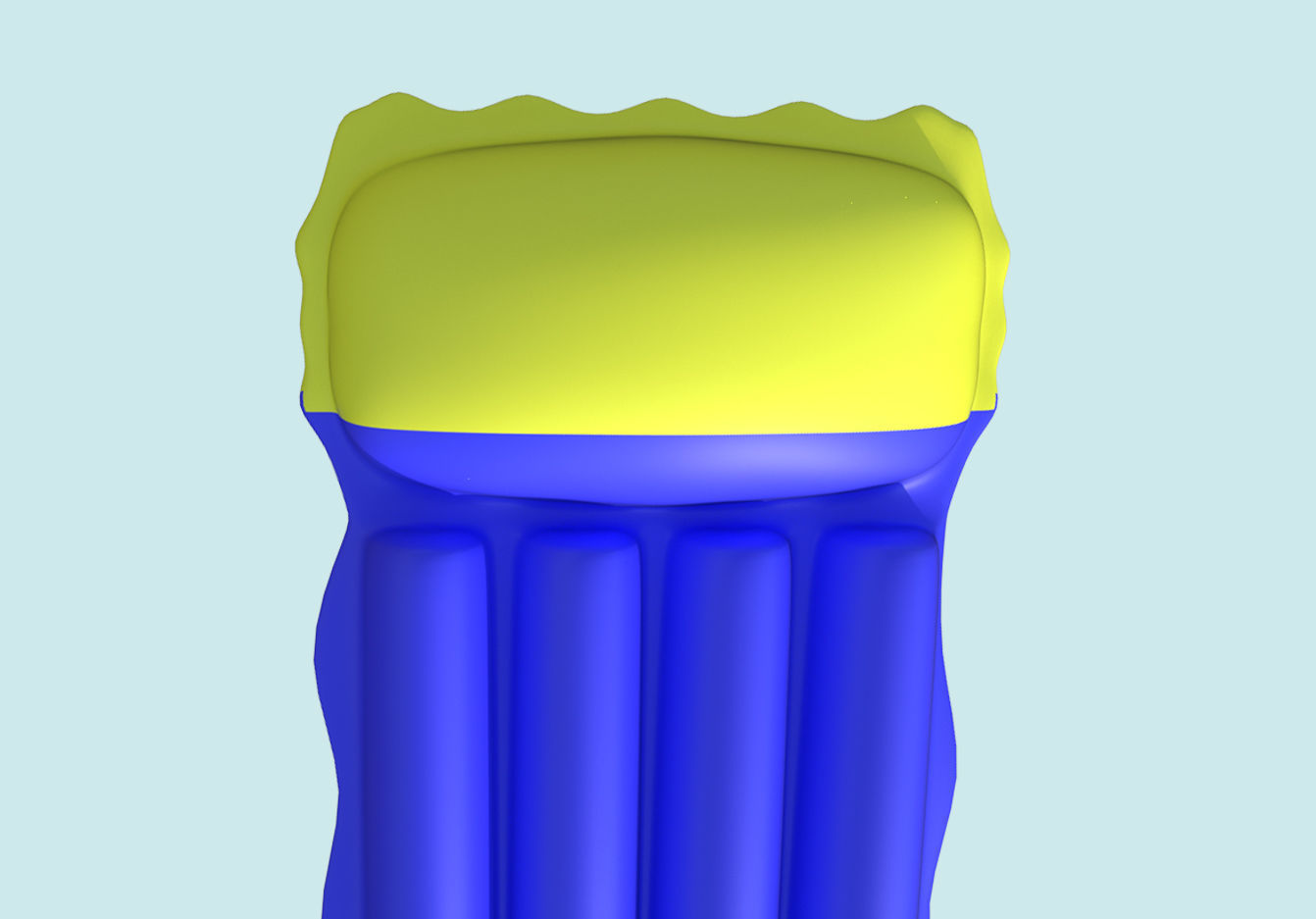 Pool float Low-poly 3D model_7