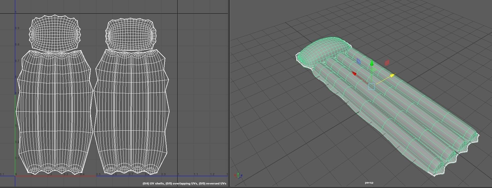 Pool float Low-poly 3D model_5