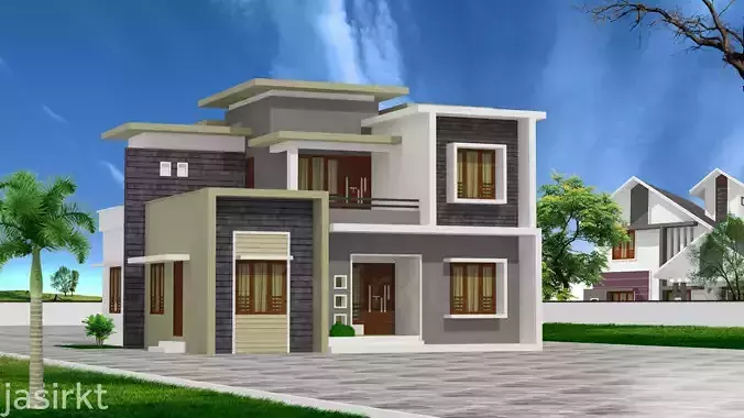 HOME 4 two story house in india