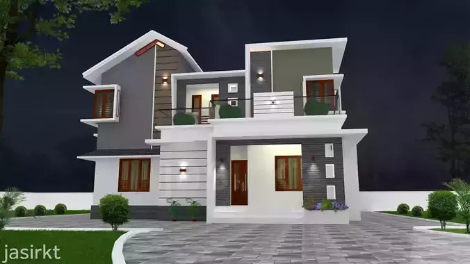 HOME 5 house with two stories