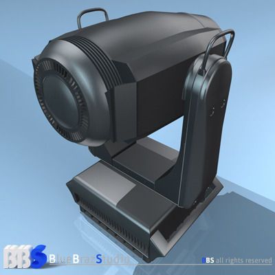 Spot moving head 3D model_1