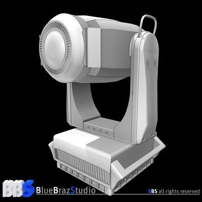 Spot moving head 3D model_7