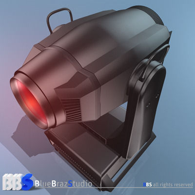 Spot moving head 3D model_2