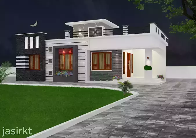 HOME 7 kerala design and floor plans