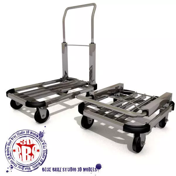 folding trolley 3D model