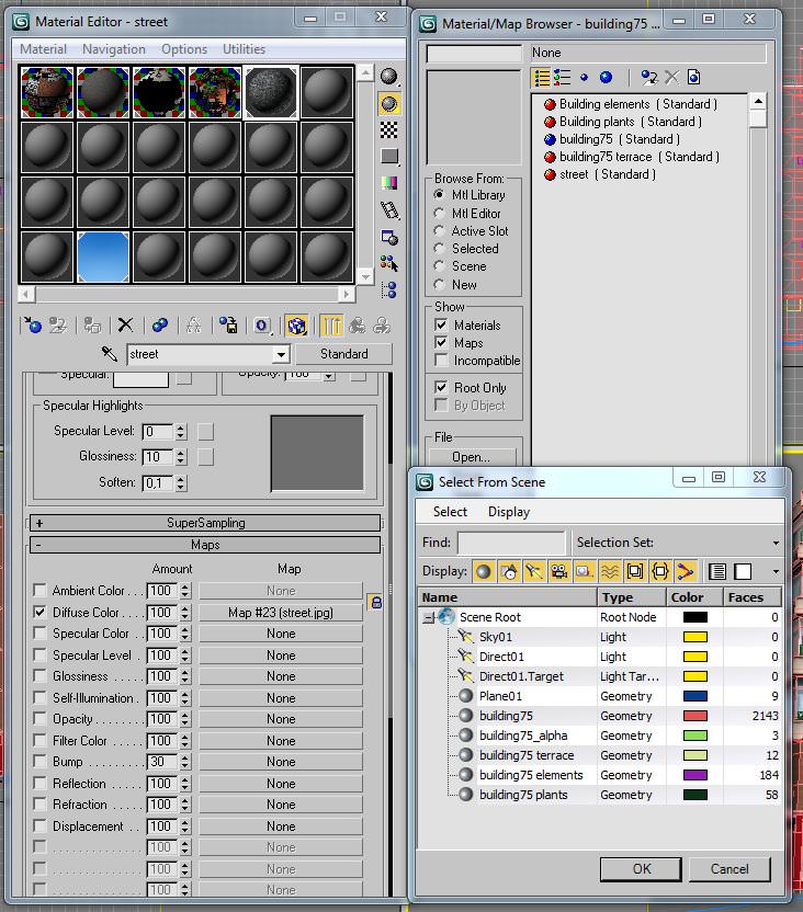 Building apartment - apartment Low-poly 3D model_10