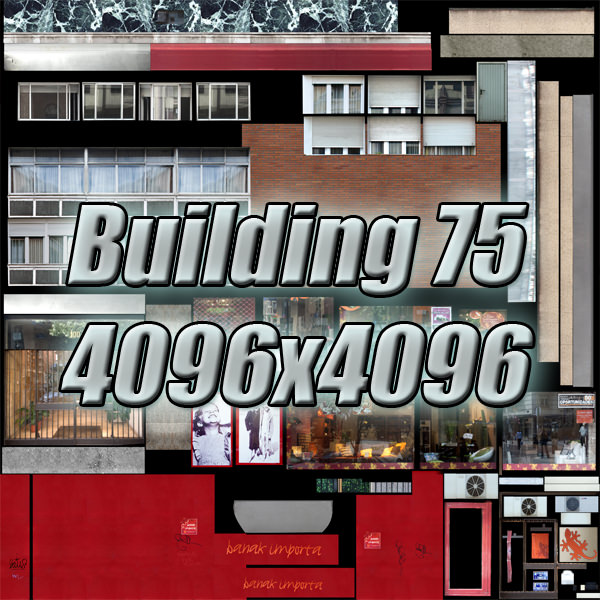 Building apartment - apartment Low-poly 3D model_11