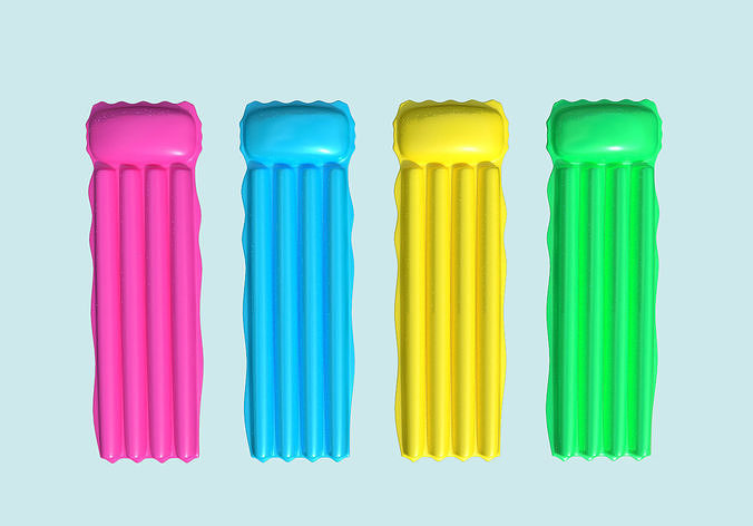 Pool float Low-poly 3D model