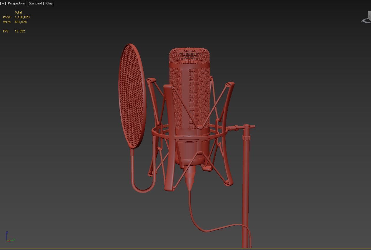 Microphone 3D model_9