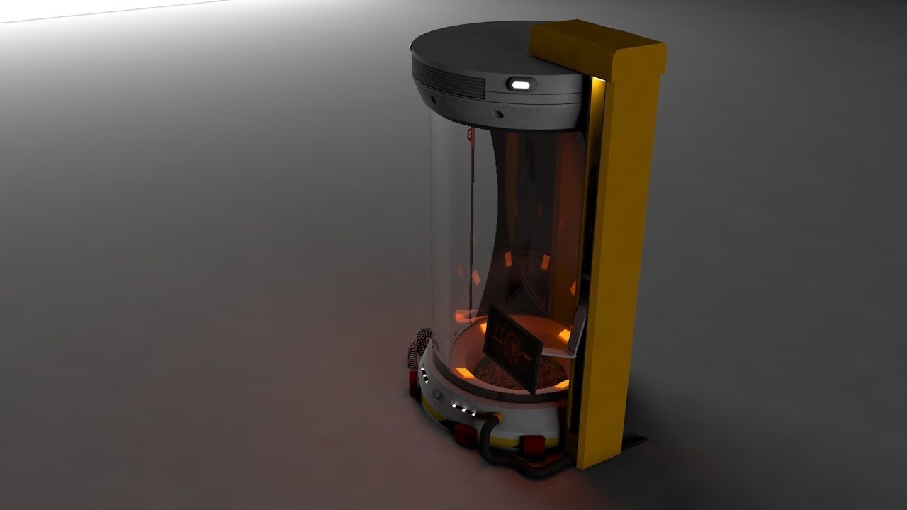 BEST AND THE CHEAPEST LAB CAPSULE CHAMBER Low-poly 3D model_3