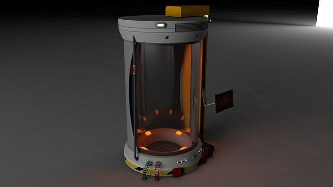 BEST AND THE CHEAPEST LAB CAPSULE CHAMBER Low-poly 3D model