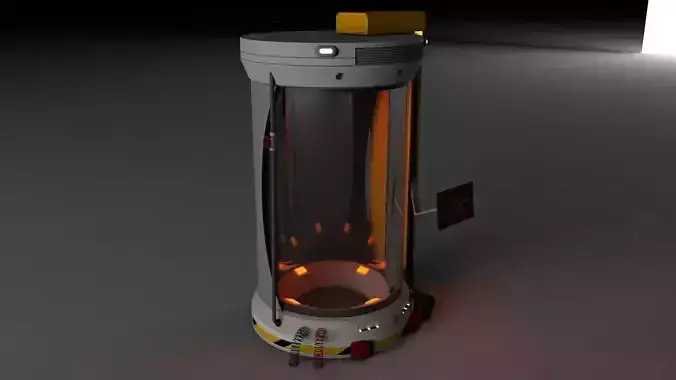 BEST AND THE CHEAPEST LAB CAPSULE CHAMBER Low-poly 3D model