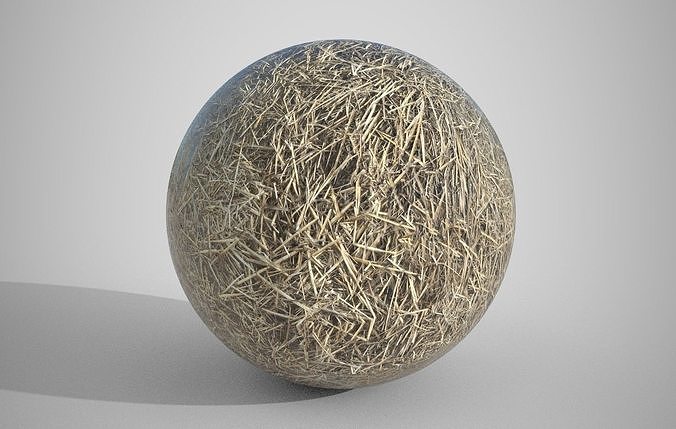 Mega Pack of 64 Village Hay and Straw PBR  Texture