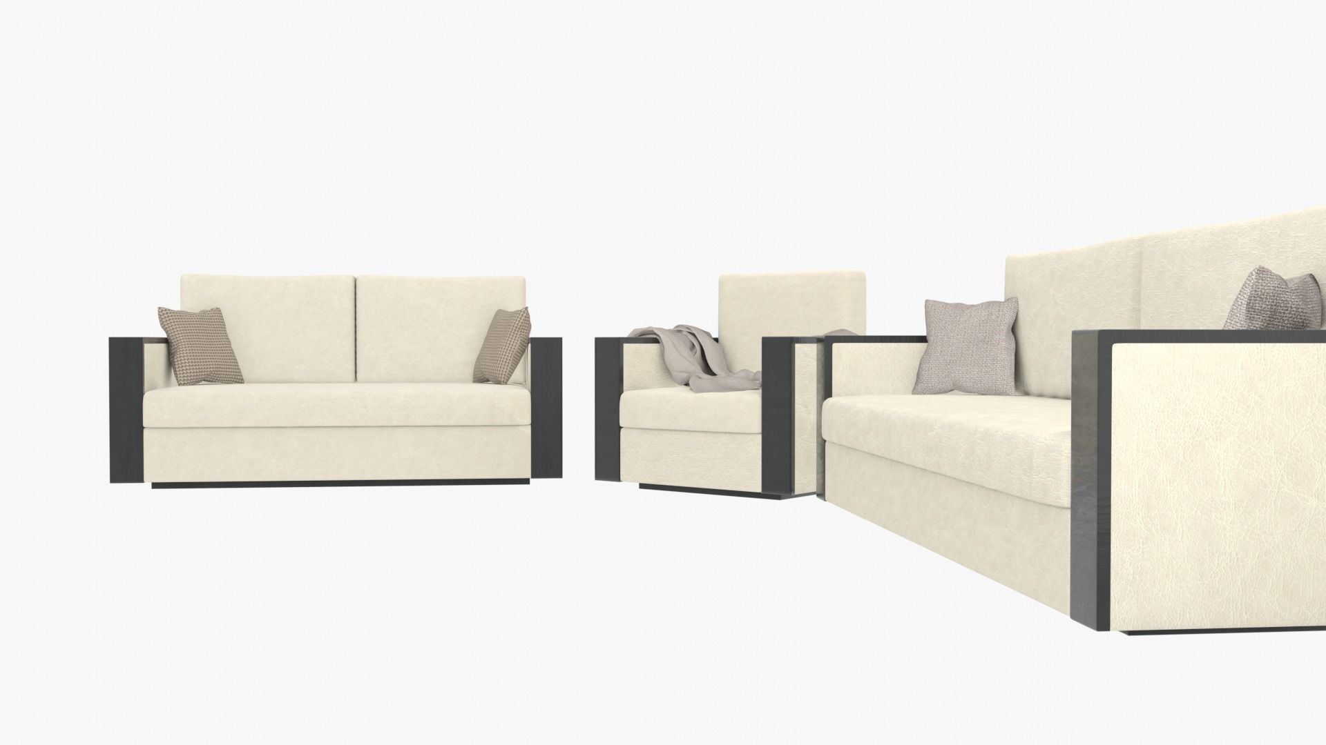 Armani Raphael Sofa Collection 3D model_6