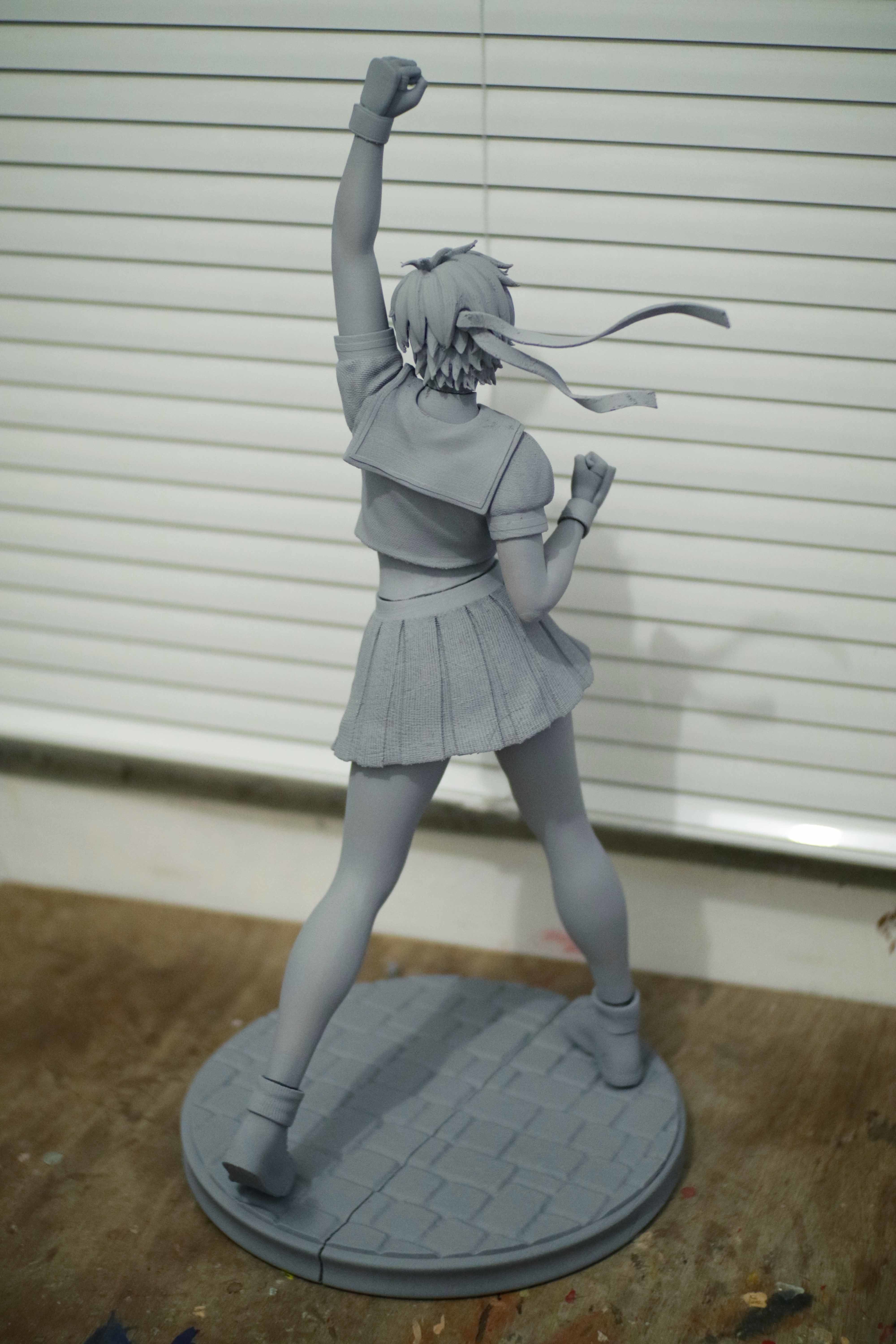 Sakura Kasugano Street Fighter Fan Art Statue 3d Printable 3D print model_29