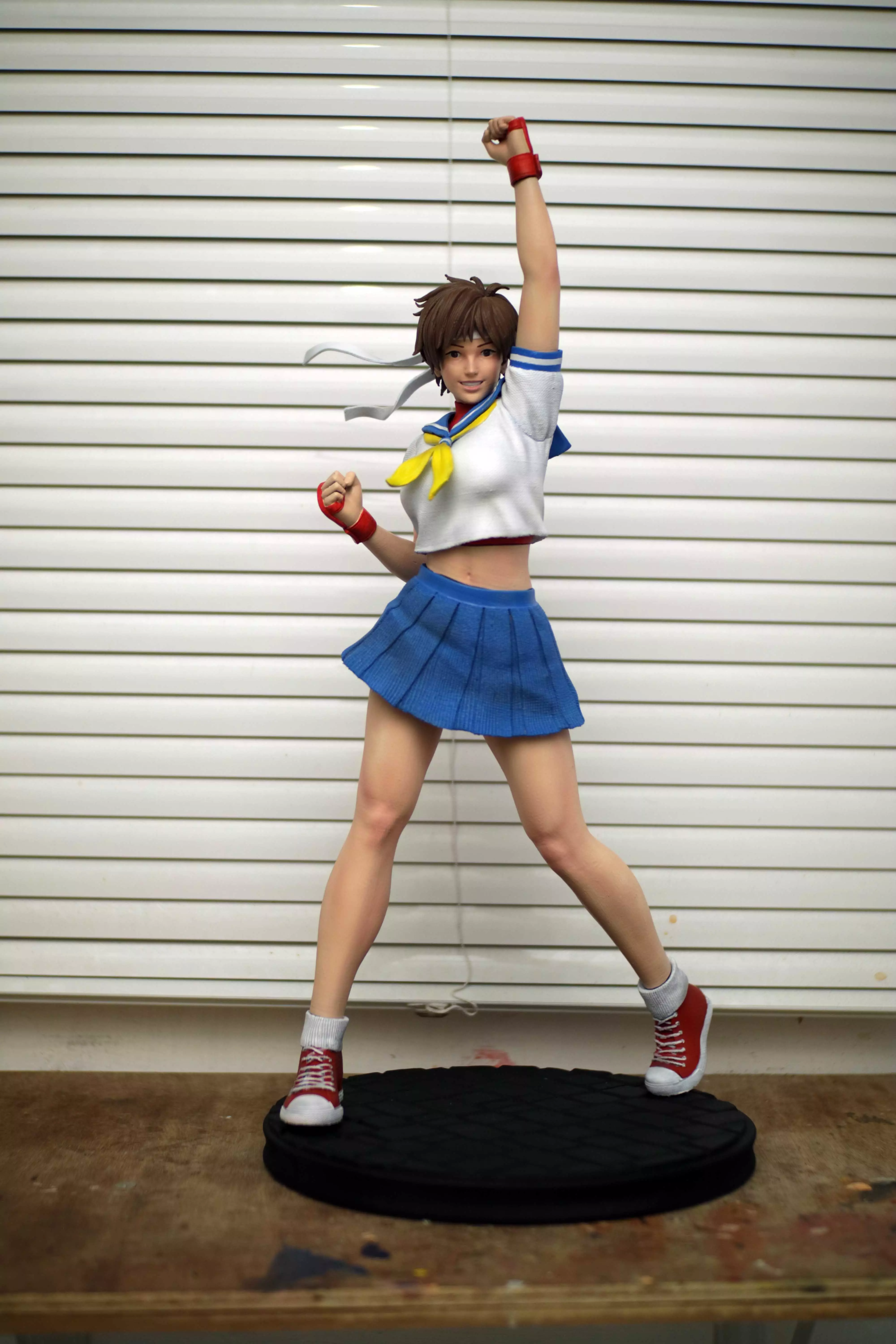 Sakura Kasugano Street Fighter Fan Art Statue 3d Printable 3D print model_0