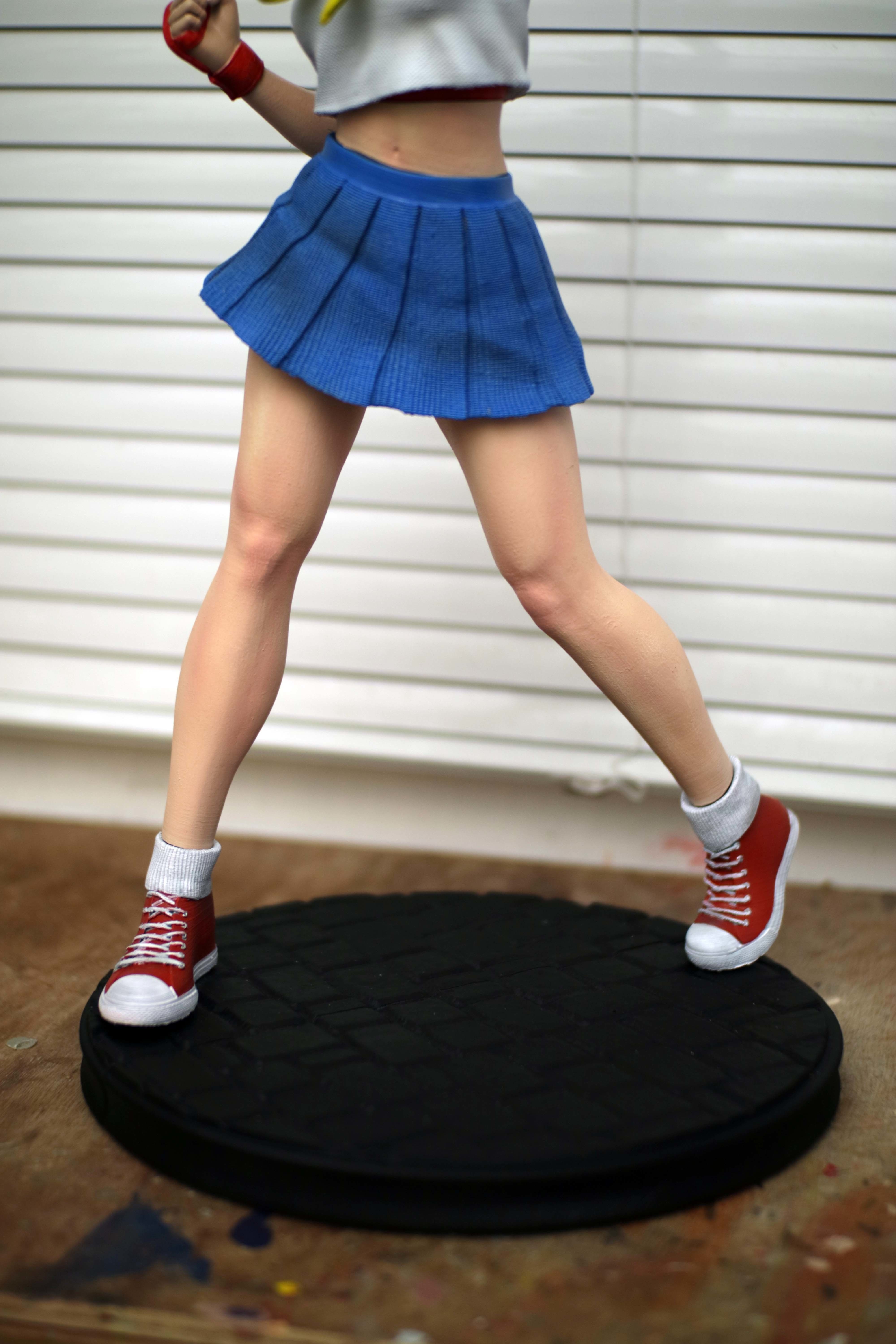 Sakura Kasugano Street Fighter Fan Art Statue 3d Printable 3D print model_8