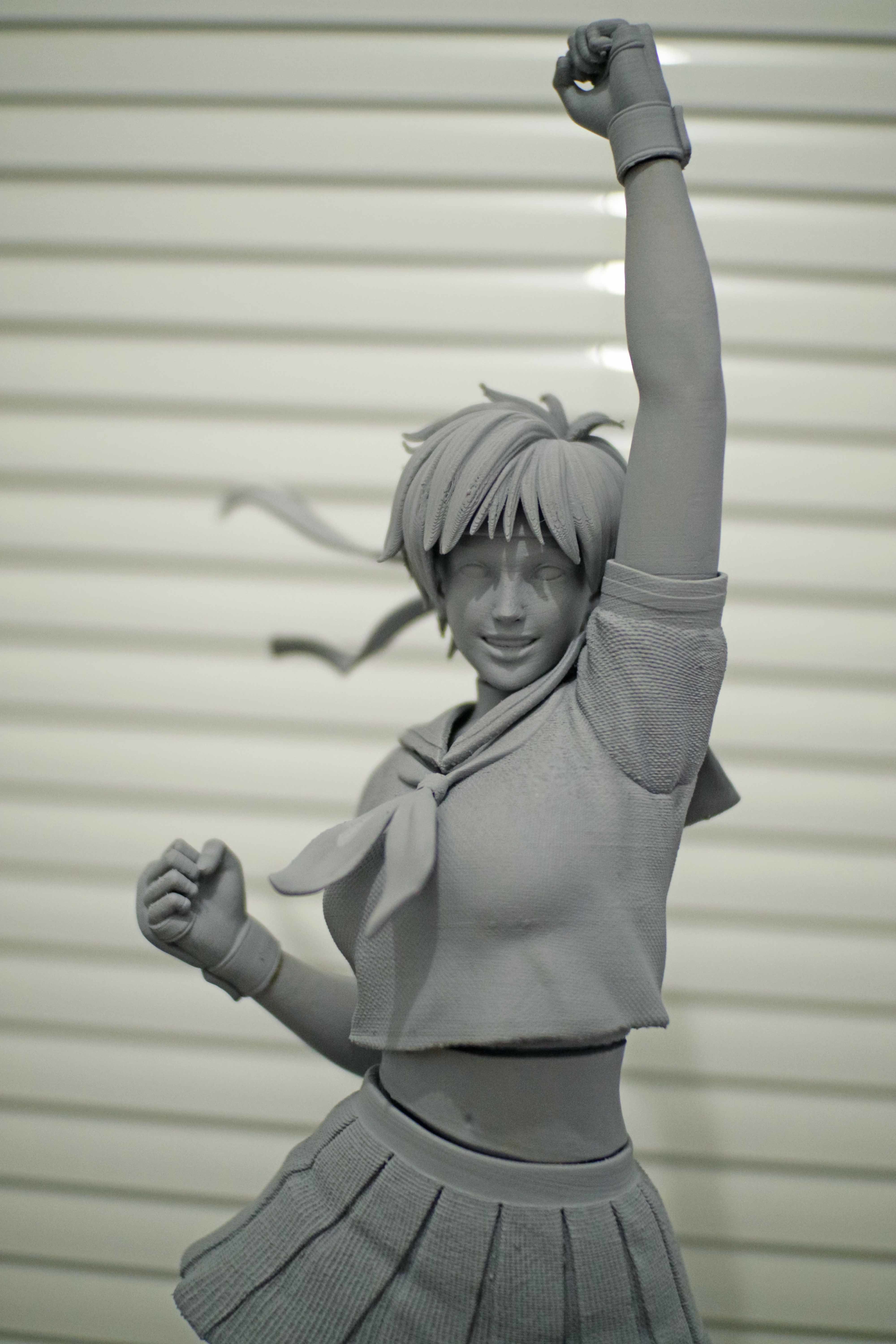 Sakura Kasugano Street Fighter Fan Art Statue 3d Printable 3D print model_26