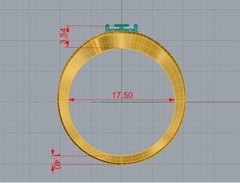 3D Print Ring Model 27 3D print model_5