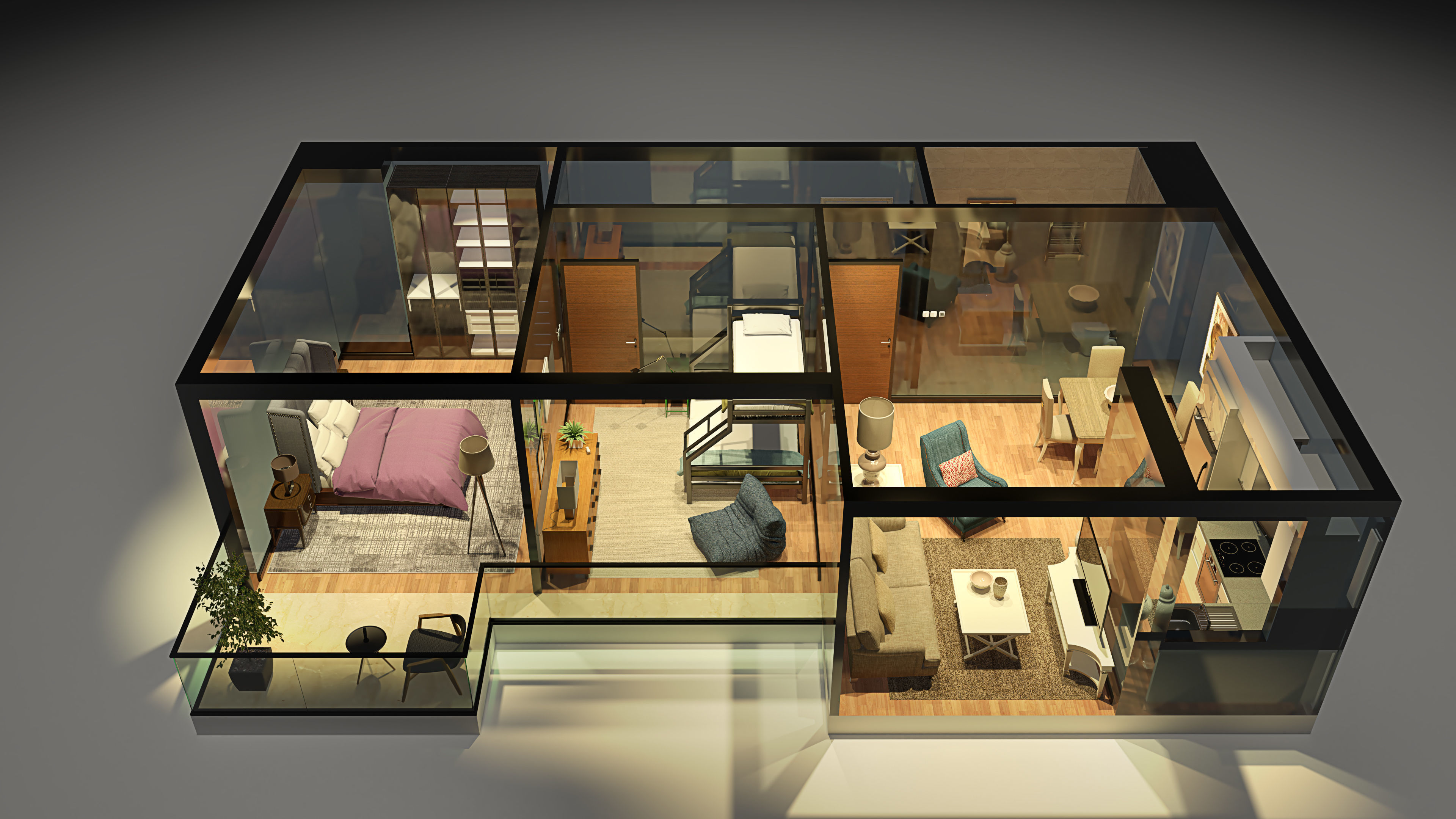 Section Pack Scene 3D model_2