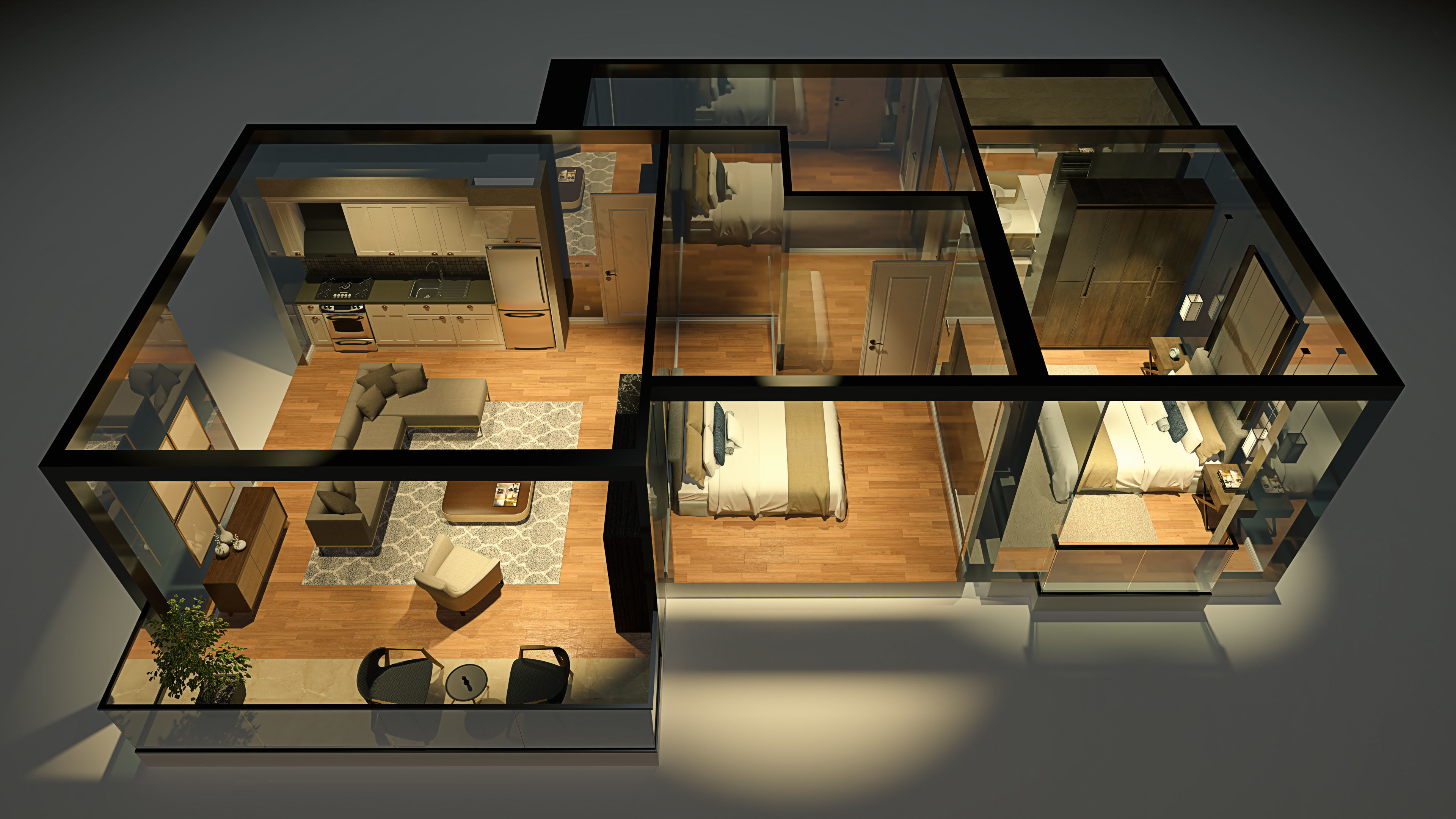 Section Pack Scene 3D model_1