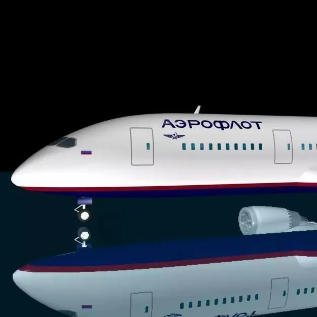 Aerofloat 787 - 8 Dreamliner 3D model