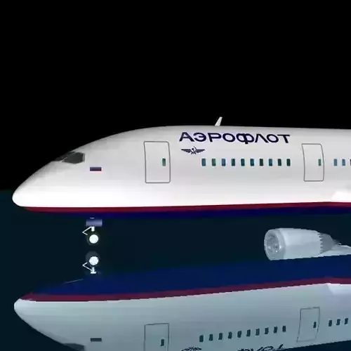 Aerofloat 787 - 8 Dreamliner 3D model