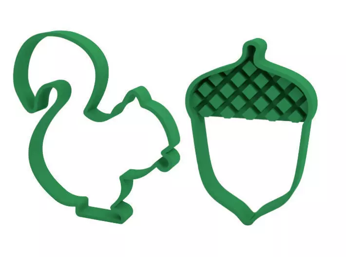 Cookie cutters set 3D print model_0