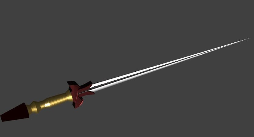 Pair of swords 3D model_3