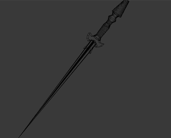 Pair of swords 3D model_7
