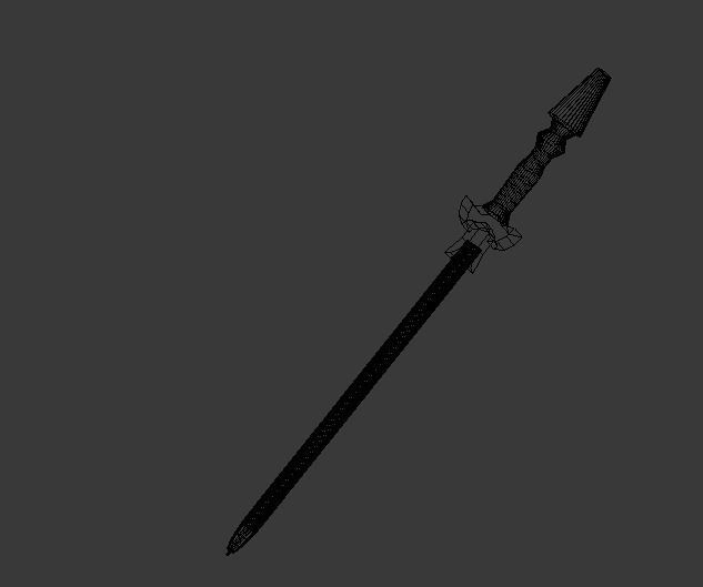 Pair of swords 3D model_6