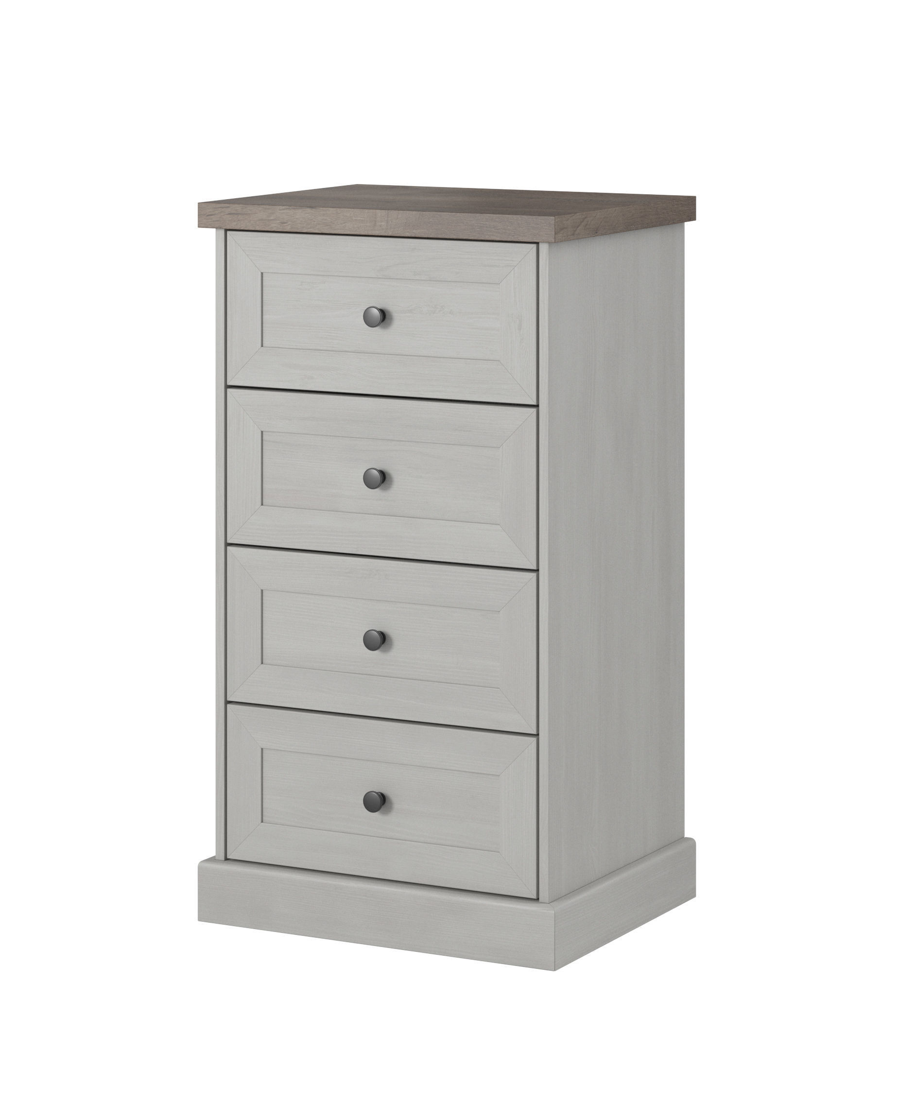 Commode 3D model in colonial style with drawers Low-poly 3D model_2